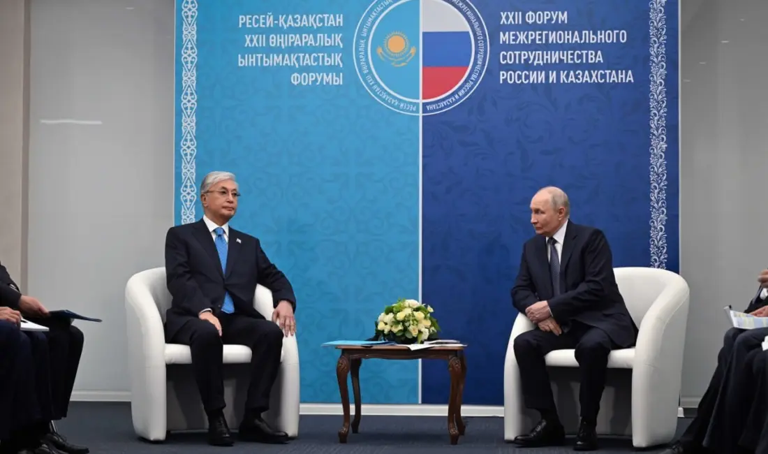 Kazakistan Cumhurbaşkanı Kasım Cömert Tokayev, Rusya’nın Omsk kentinde Rusya Devlet