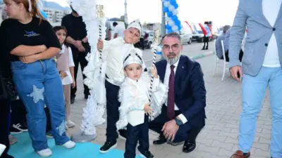 Kestel Belediyesi, çocukların hayatlarındaki en anlamlı günlerden birini unutulmaz hatıralara