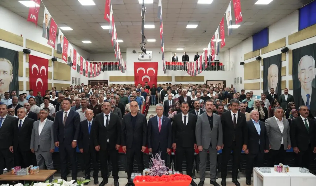 Milliyetçi Hareket Partisi (MHP) Erzurum ilçe kongreleri kapsamında düzenlenen Aşkale