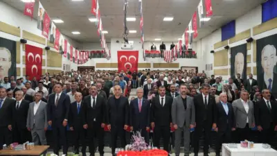 Milliyetçi Hareket Partisi (MHP) Erzurum ilçe kongreleri kapsamında düzenlenen Aşkale