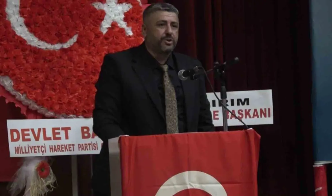 Milliyetçi Hareket Partisi (MHP) Diyarbakır’ın Yenişehir İlçe Kongresi’nde Şaban Feyüç,