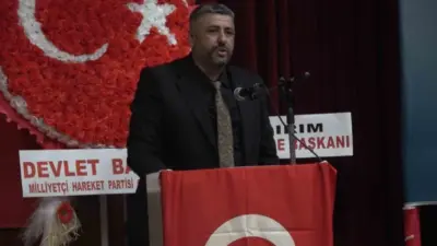 Milliyetçi Hareket Partisi (MHP) Diyarbakır’ın Yenişehir İlçe Kongresi’nde Şaban Feyüç,