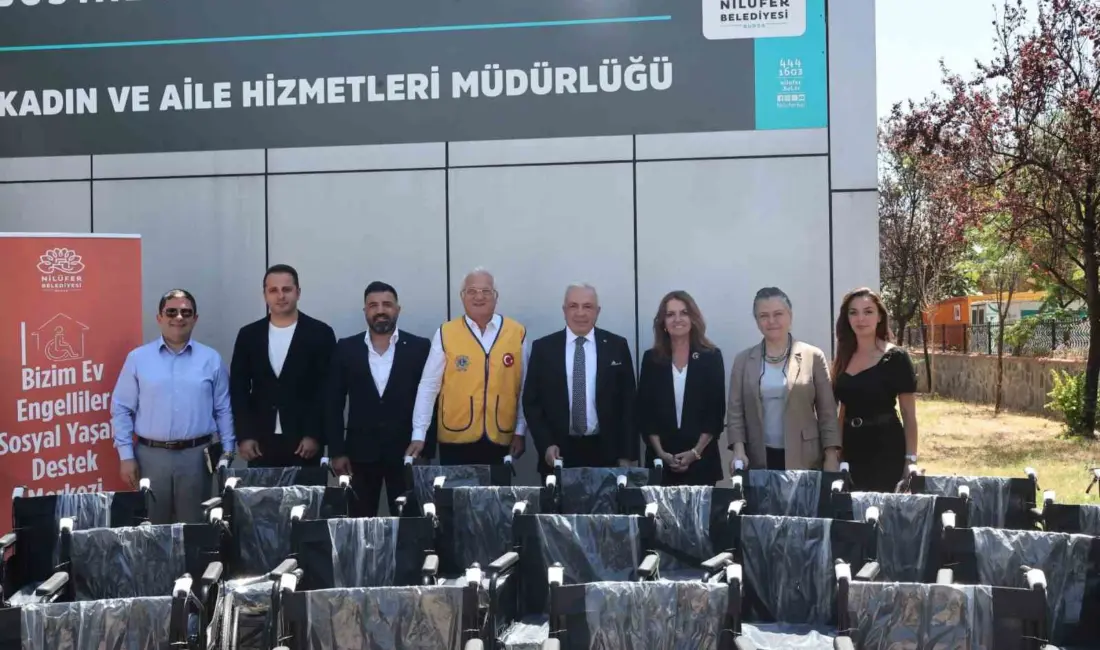 Nilüfer Belediyesi ve 118-K Lions Federasyonu iş birliğiyle engelli bireylerin