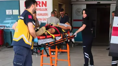 Bursa’nın İnegöl ilçesinde meydana gelen kazada otomobil ile çarpışan bisikletli
