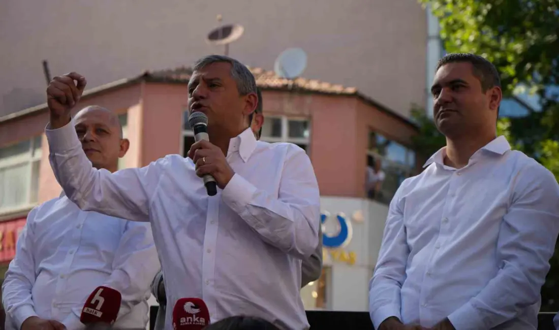 CHP Grup Başkanı Özgür Özel, Kırıkkale’de yaptığı konuşmada gözlerinin pazartesi