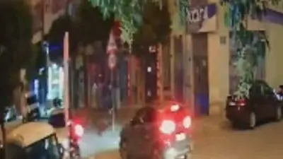 Bursa’nın Gemlik ilçesinde park yerinden çıkan otomobile çarpan motosikletin sürücüsü