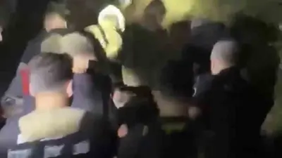 Bursa’nın Kestel ilçesi Alaçam mevkisinde patikadan yamaca düşerek mahsur kalan