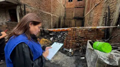 Peru’da bir binada çıkan yangında 5’i çocuk olmak üzere aynı