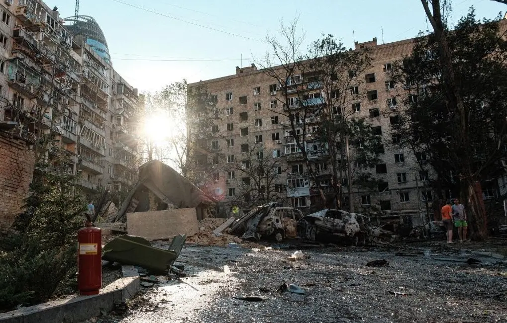 Rusya’nın Ukrayna’nın başkenti Kiev’e düzenlediği saldırıda 10 kişi hayatını kaybetti,