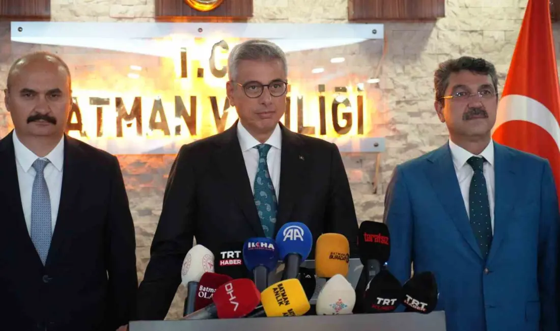 Sağlık Bakanı Kemal Memişoğlu, Batman’a son yıllarda önemli sağlık yatırımları