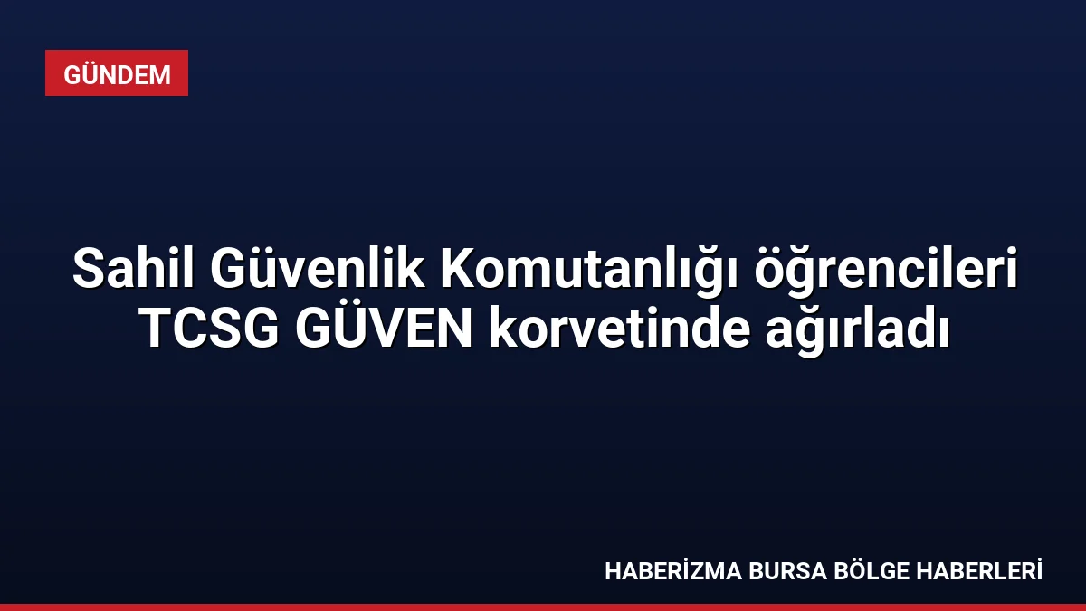 Sahil Güvenlik Komutanlığı, Uluslararası Deniz Hukuku Yaz Akademisi öğrencilerini TCSG