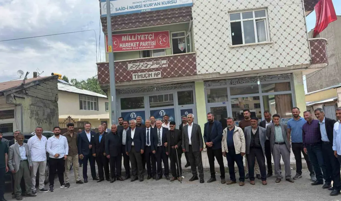 Patnos’ta gerçekleştirilen Milliyetçi Hareket Partisi (MHP) İlçe Kongresi’nde, Şahin Yaman,