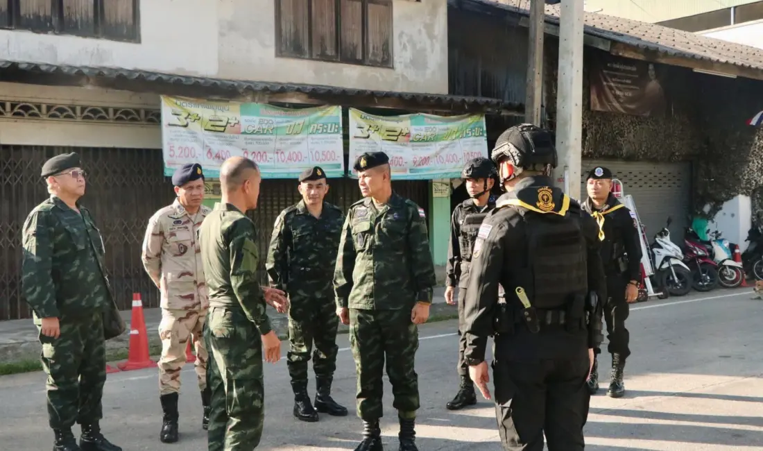Tayland’ın güneyindeki Narathiwat eyaletinde güvenlik kontrol noktasına silahlı ve bombalı
