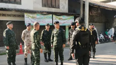 Tayland’ın güneyindeki Narathiwat eyaletinde güvenlik kontrol noktasına silahlı ve bombalı