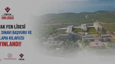 TÜBİTAK Fen Lisesi'ne kabul edilecek 90 öğrenci için özel sınav