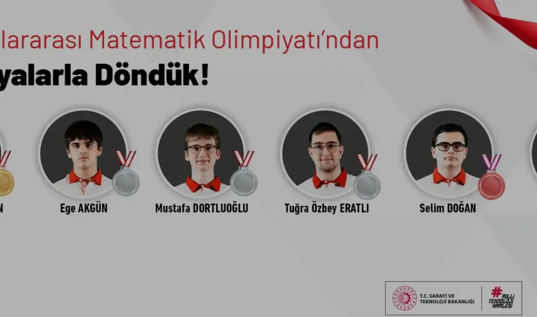 Şangay'da düzenlenen 67. Uluslararası Matematik Olimpiyatı'nda Türkiye'yi temsil eden 6