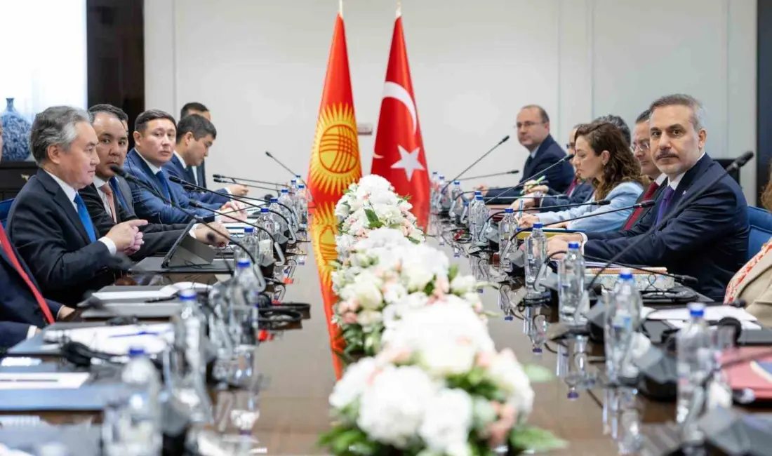 Dışişleri Bakanı Hakan Fidan ve Kırgızistan Dışişleri Bakanı Ceenbek Kulubayev’in
