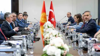 Dışişleri Bakanı Hakan Fidan ve Kırgızistan Dışişleri Bakanı Ceenbek Kulubayev’in