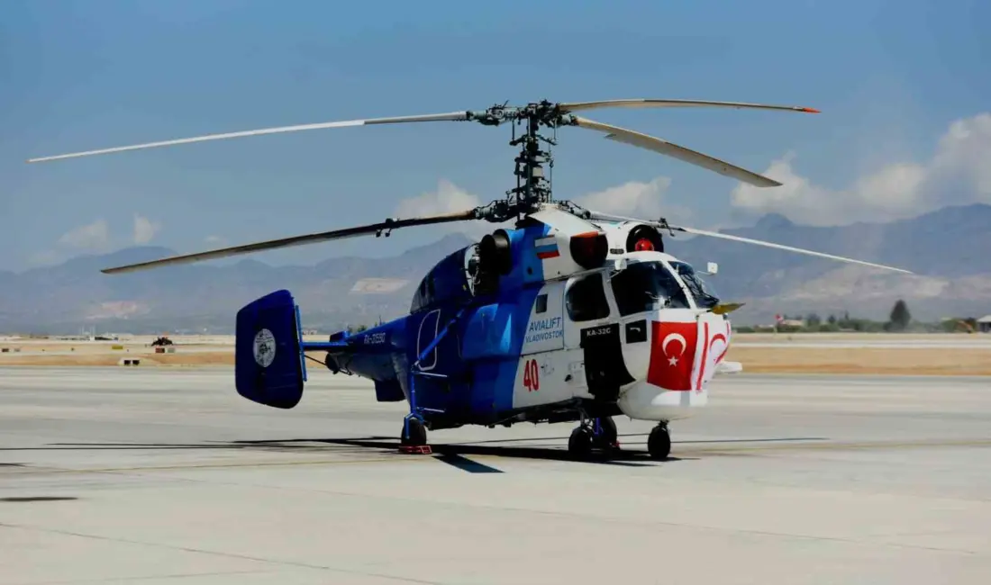 Türkiye tarafından KKTC’de çıkması muhtemel orman yangınlarına müdahale amacıyla Ka-32