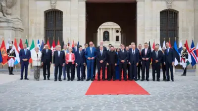 Fransa Cumhurbaşkanı Emmanuel Macron’un ev sahipliğinde Fransa’da düzenlenen Ukrayna konulu