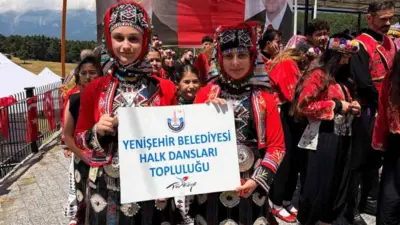 Bursa’nın Fethi’nin 700. yılı etkinlikleri kapsamında Keles’te düzenlenen Kocayayla Şenlikleri’nde