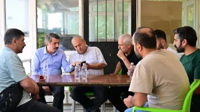 Yıldırım Belediye Başkanı Oktay Yılmaz, Teleferik Mahallesi’nde esnafla bir araya