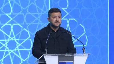 Ukrayna Devlet Başkanı Volodimir Zelenski, Ankara’da düzenlenen 36. NATO Devlet