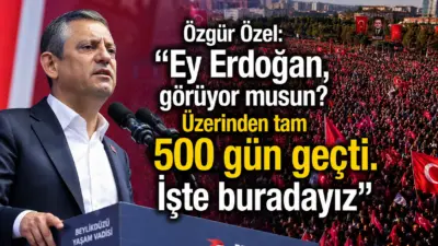 YENİ Parti Genel Başkanı Özgür Özel, Ekrem İmamoğlu ve ilçe