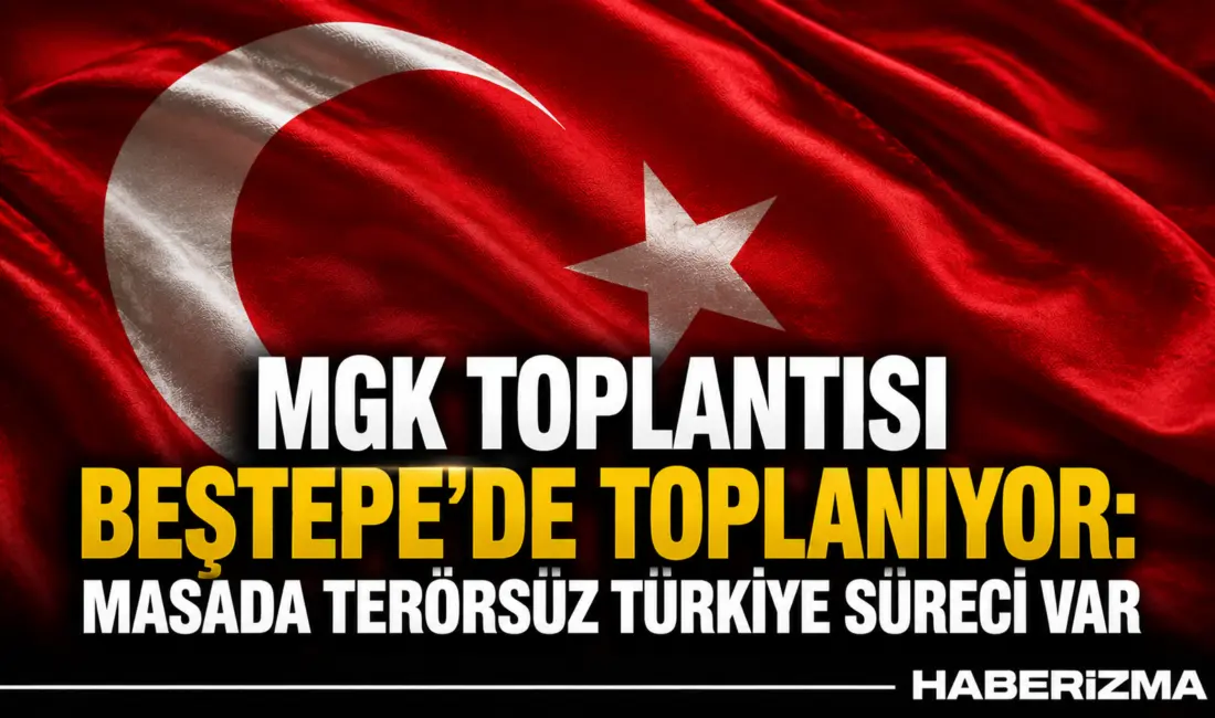 Milli Güvenlik Kurulu (MGK), Cumhurbaşkanı Recep Tayyip Erdoğan başkanlığında Cumhurbaşkanlığı