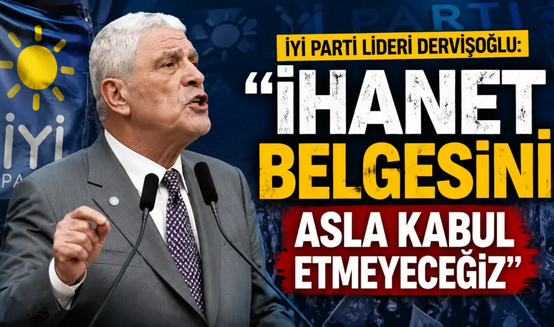 İYİ Parti Genel Başkanı Müsavat Dervişoğlu, Meclis gündemine taşınan çerçeve