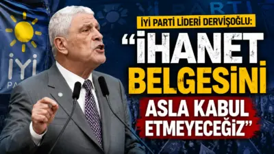 İYİ Parti Genel Başkanı Müsavat Dervişoğlu, Meclis gündemine taşınan çerçeve