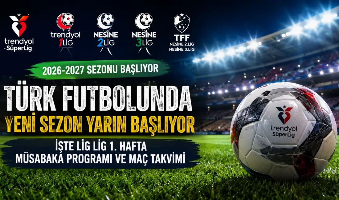 Türk futbolunda 2026-2027 sezonunun başlama düdüğü için geri sayım tamamlandı.