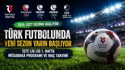 Türk futbolunda 2026-2027 sezonunun başlama düdüğü için geri sayım tamamlandı.