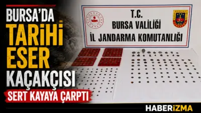 Bursa’da 59 yaşındaki tarihi eser kaçakçısı şahıs elindeki tarihi eser