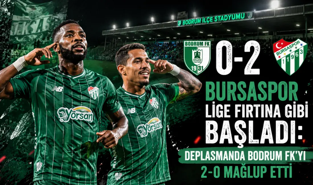 Trendyol 1. Lig'in 1. haftasında deplasmanda Bodrum FK ile karşı