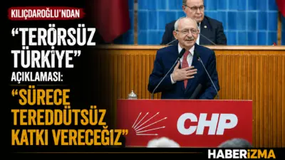 CHP Genel Başkanı Kemal Kılıçdaroğlu, "Terörsüz Türkiye" sürecine ilişkin yaptığı