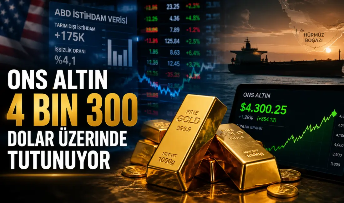Geçen hafta yüzde 7’den fazla değer kazanan altın, yeni haftaya
