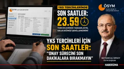 Milyonlarca üniversite adayının heyecanla sürdürdüğü Yükseköğretim Kurumları Sınavı (YKS) tercih