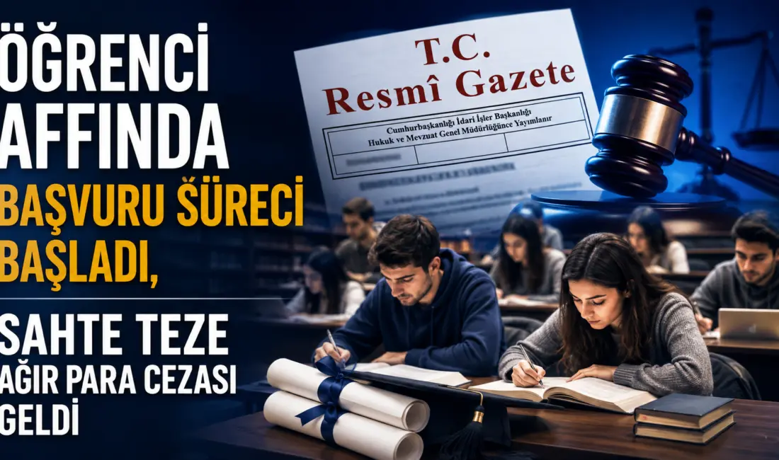 Yükseköğretim Kanunu ve Bazı Kanunlarda Değişiklik Yapılmasına Dair Kanun, Resmî