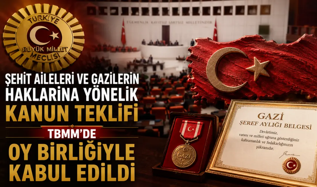 TBMM Genel Kurulu'nda şehit aileleri, gaziler ve vazife malullerinin sosyal