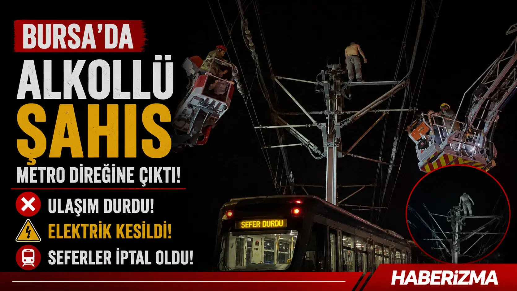 Bursa’da iddiaya göre alkol aldıktan sonra “düşmanlarım var” diyerek metro