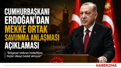 Cumhurbaşkanı Erdoğan, Mekke Ortak Savunma Anlaşması'nın bölgesel istikrarı hedeflediğini ve