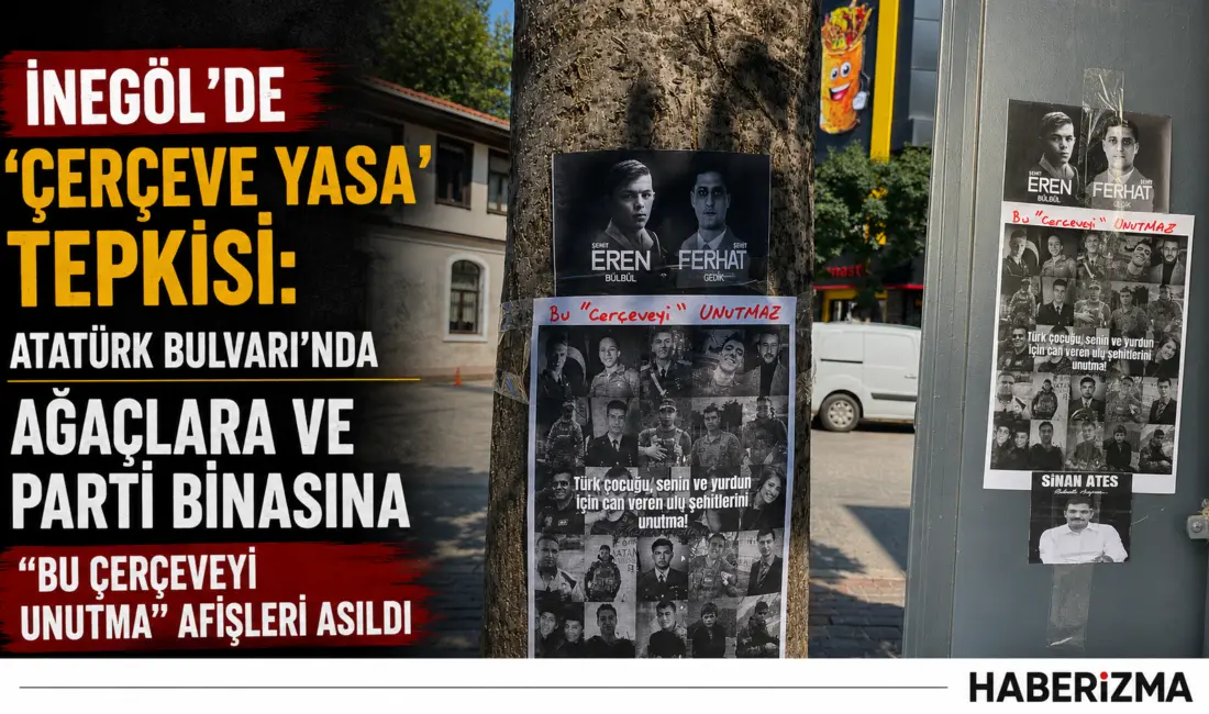 Bursa'nın İnegöl ilçesinde, TBMM Genel Kurulu'nda kabul edilerek yasalaşan "Çerçeve