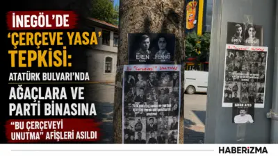 Bursa'nın İnegöl ilçesinde, TBMM Genel Kurulu'nda kabul edilerek yasalaşan "Çerçeve