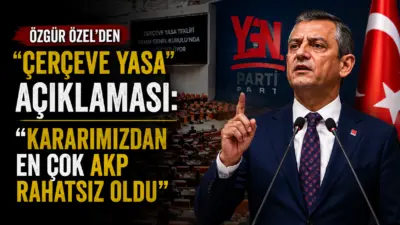 TBMM Genel Kurulu’nda kabul edilen "Çerçeve Yasa" oylamasında YENİ Parti