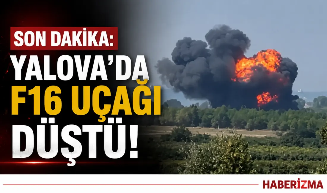 Yalova’da eğitim uçuşu sırasında arızalanan uçak düştü. Pilotun kazadan sağ