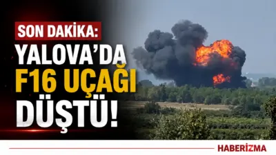 Yalova’da eğitim uçuşu sırasında arızalanan uçak düştü. Pilotun kazadan sağ