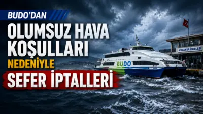 Bursa Deniz Otobüsleri (BUDO), Marmara Denizi’nde etkisini artıran olumsuz hava