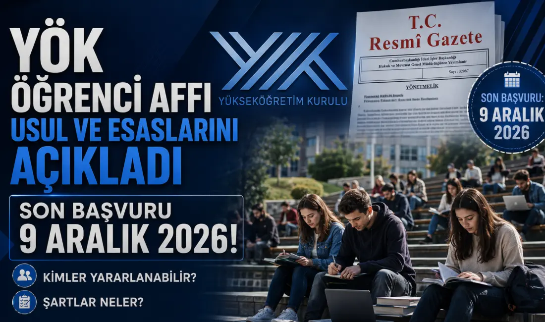 9 Ağustos 2026 tarihli Resmî Gazete’de yayımlanarak yürürlüğe giren 7592