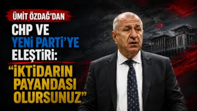 Zafer Partisi Genel Başkanı Ümit Özdağ, parti genel merkezinde düzenlediği